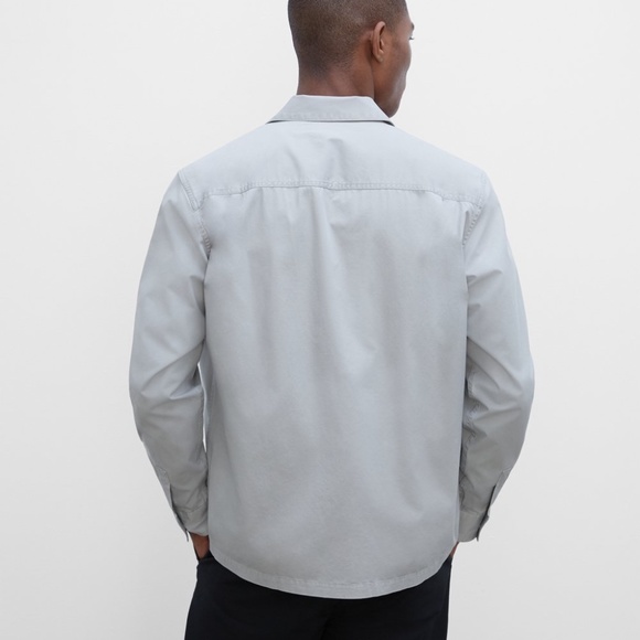 Long Sleeve Spring Workshirt - New With Tags - NEVER WORN - Grey - Picture 2 of 4